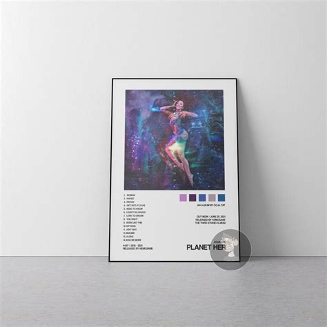 Doja Cat Planet Her Album Cover Poster Create Your Own Etsy Canada