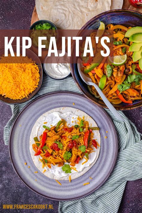 Kip Fajita S Met Paprika Ui En Limoen Francesca Kookt Recept Kip