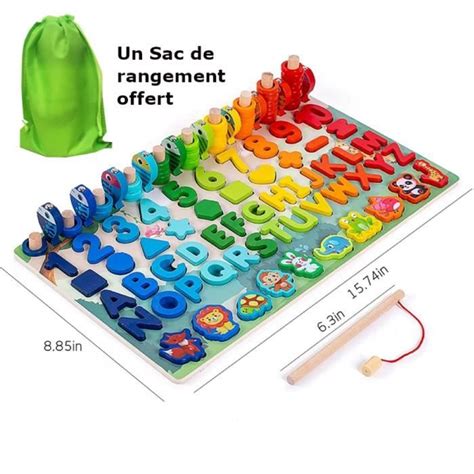 Marayan Jeux Montessori Ans Jouet En Bois Enfant Jeu Ducatif