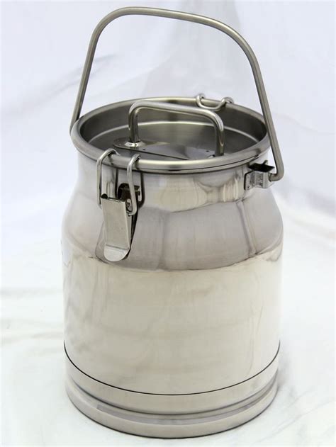 Stainless Steel Milk Transport Cans With Strong Sealed Lid