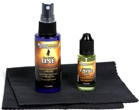 Musicnomad Guitar Complete Cleaning And Care Kit Cleaner Polish Fretboard Oil And 2