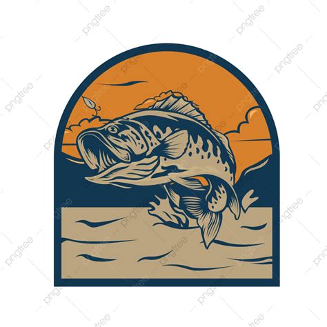 Arte De Ilustraci N De Logotipo De Pesca Png Dibujos Pescar Pez Logo