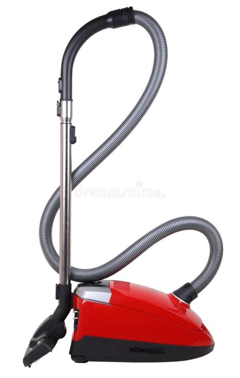 Red vacuum cleaner stock image. Image of object, design - 19817675