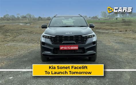 Kia Sonet 2024 Facelift Launching Tomorrow