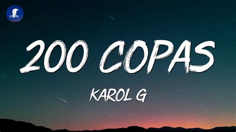 Karol G Copas Letra Lyrics Youtube