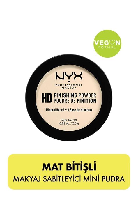 NYX Professional Makeup Mini Transparan Pudra - High Definition ...