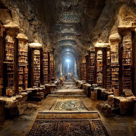 Library Of Alexandria Ancient Library Library Of Alexandria