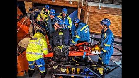 The Lizard Rnli Lifeboat Crew And Hm Coastguard Joint Training Exercise