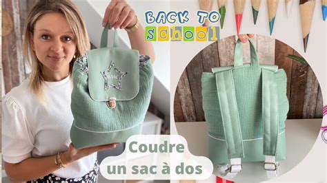 Tuto Couture Facile Coudre Un Sac Dos Enfant Youtube