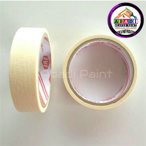 Jual Lakban Kertas Masking Tape 1 Inch 24 Mm X 15 Yard Bisa