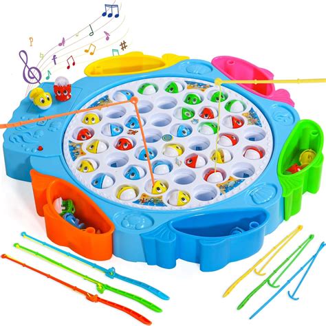 Akokie Giochi Montessori Bambini 3 Anni Musicali Gioco Pesca Bambini