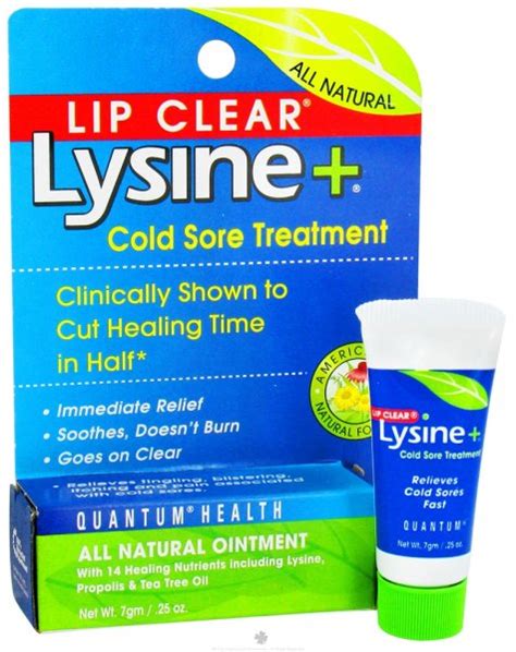 Quantum Health Lip Clear Lysine Cold Sore Treatment SheSpeaks