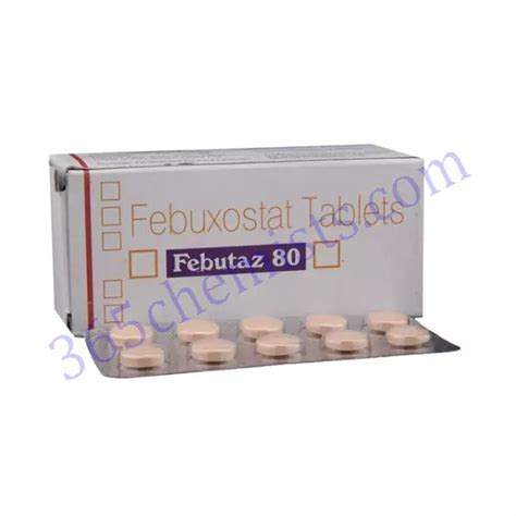 Febutaz 80mg Tablet Febuxostat 80mg Usa Fast Delivery