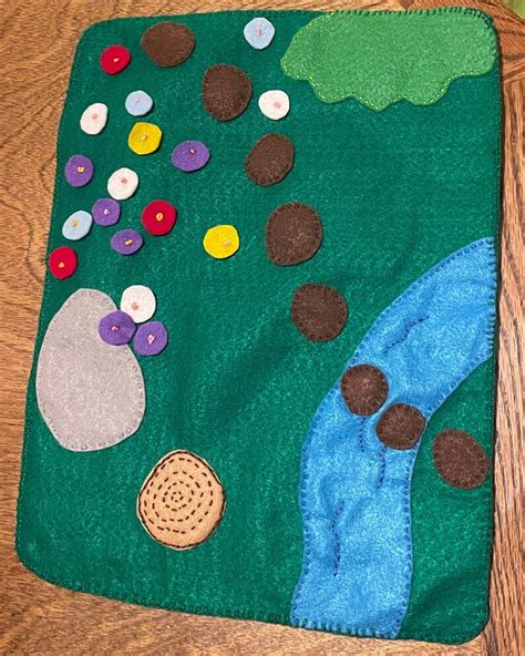 Woodland Felt Playmat Etsy