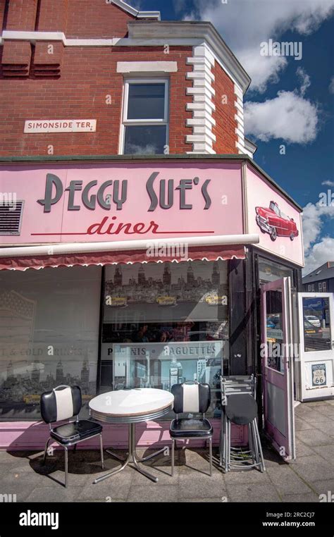 Peggy Sue S Diner Simonside Road Heaton Stock Photo Alamy