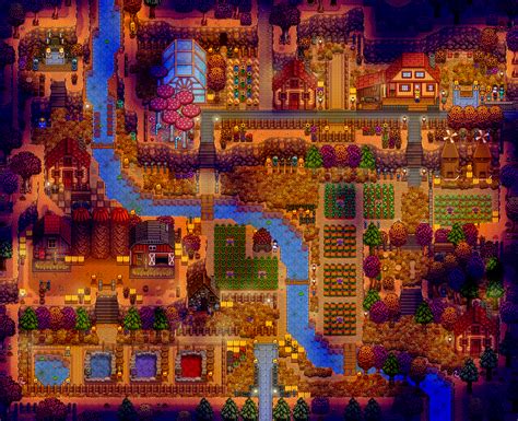 My Hill-top farm - Autumn Year 3 : r/FarmsofStardewValley