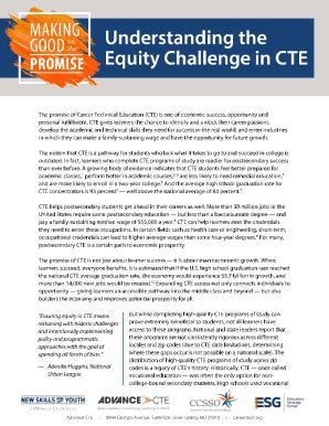 Fillable Online Cte In Education Ways To Improve Career Pathways