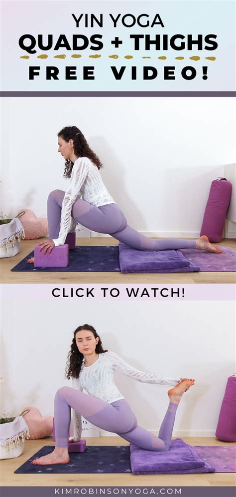 Yin Yoga Poses For Quads