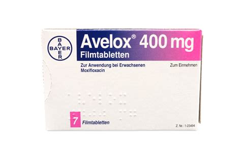 Avelox 400 Mg Filmtabletten Wirkung Nebenwirkungen Dosierung