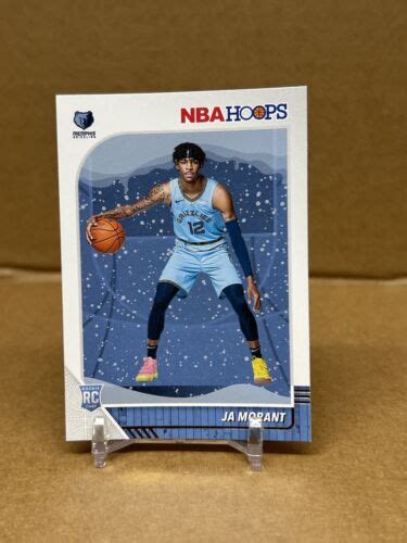 Ja Morant 2019 20 NBA Hoops Winter Holiday Snow Rookie RC Card 259