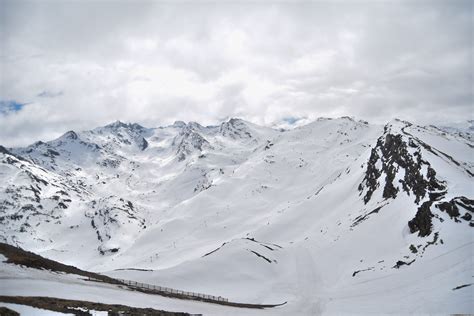 Range Tranquil Scene Snow Landscape Mountain Range Non Urban Scene