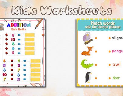 Kids Worksheet Workbook Projects | Photos, videos, logos, illustrations ...