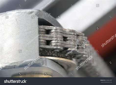 Conveyor Chain On Industrial Factory Stock Photo 618361997 | Shutterstock