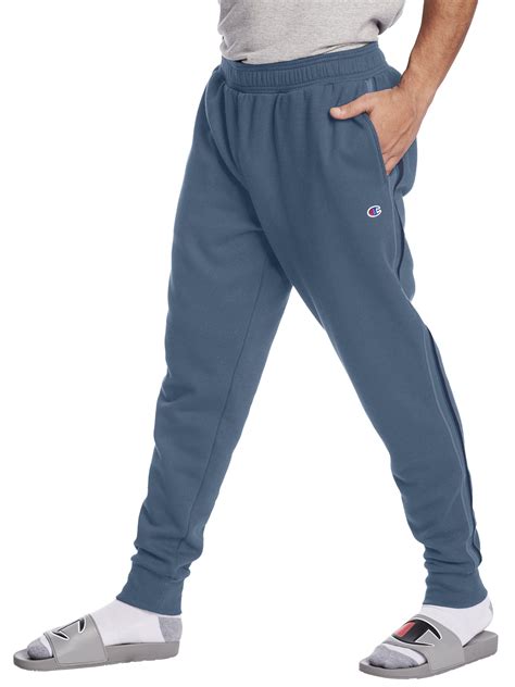 Champion Mens Powerblend Fleece Jogger Sweatpants With Taping Up To