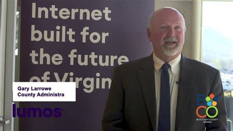 BOCO Broadband Journey - Delegate Terry Austin & County Administrator ...