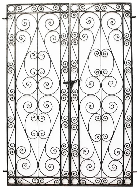 Set Of Reclaimed Wrought Iron Garden Gates Uk Architectural Heritage