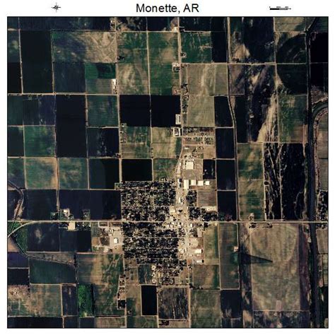 Aerial Photography Map of Monette, AR Arkansas