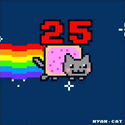 Cat Nyan Cat GIF - Cat Nyan Cat - Discover & Share GIFs