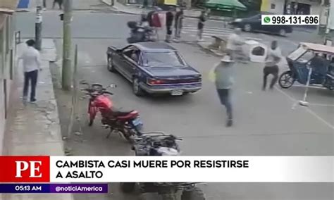 Chaclacayo Cambista Casi Muere Por Resistirse A Asalto