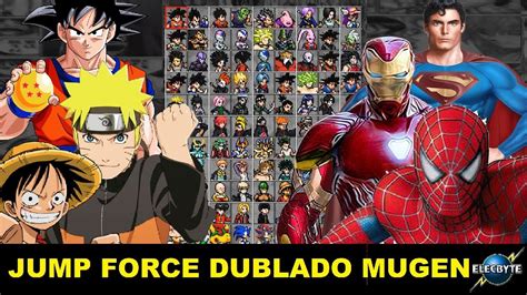 Jump Force Mugen DUBLADO V2 126 Personagens Full MUGEN Games