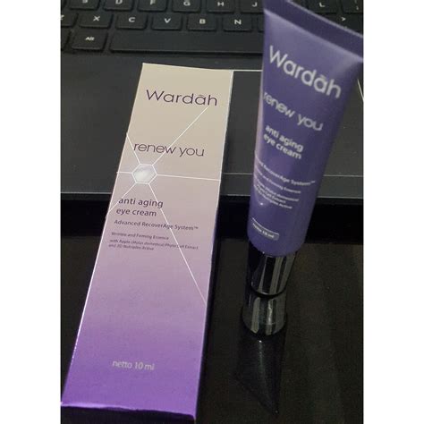 Wardah Renew You Anti Aging Eye Cream 10ml Shopee Indonesia