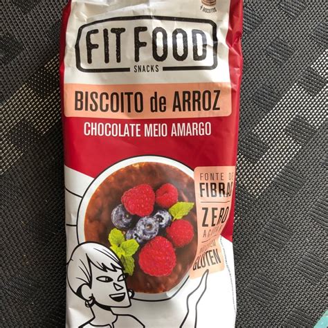 Fit Food Biscoito De Arroz Chocolate Meio Amargo Review Abillion