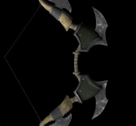 Cоздание модели лука для игры Skyrim. Часть 6 (скининг)