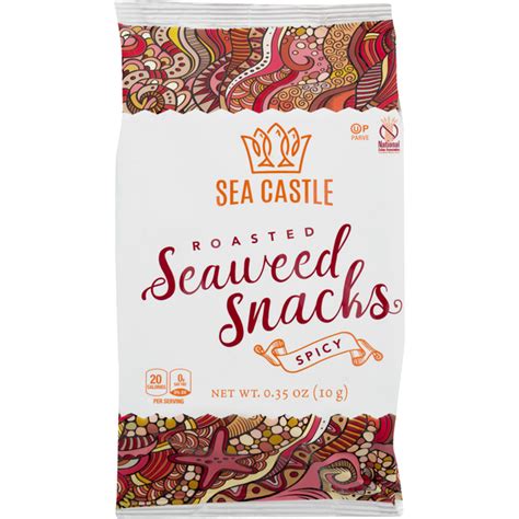 Save On Sea Castle Seaweed Snacks Roasted Spicy Order Online Delivery