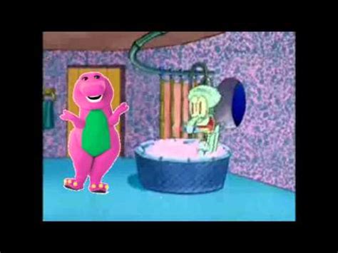 Barney Drops By Squidward S House X Drops By Squidward S House