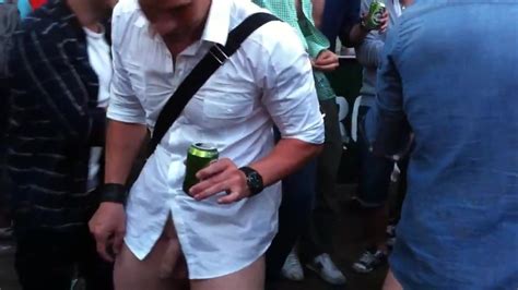 Cfnms Naked Drunk Guys Strip At Festival Thisvid