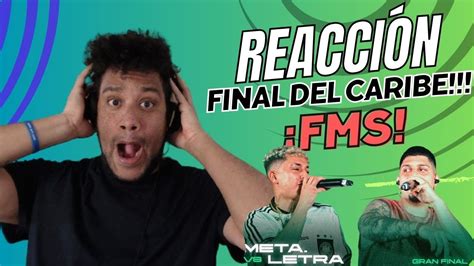 Letra Vs Metaling Stica Fmscaribe Final Video Reacci N