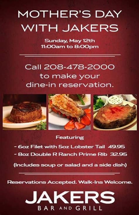 Pocatello Jakers Steak Seafood Take Out Prime Rib Delivery Restaurant