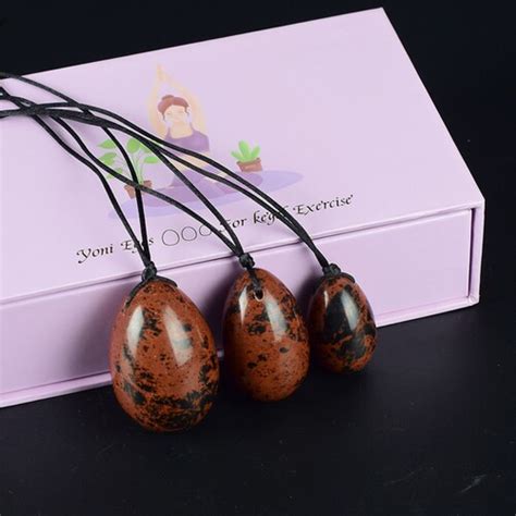 Natural Golden Swan Gemstone Yoni Massage Eggs For Kegel Exercise For Women Use At 1499 00 Inr