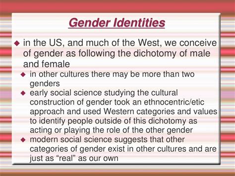 Sex And Gender A Cross Cultural Perspective