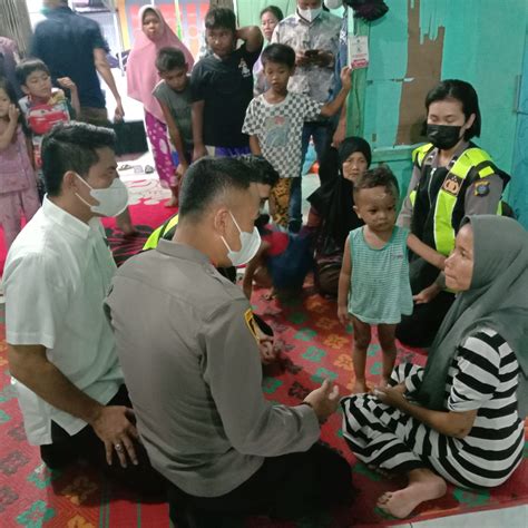 Polda Sumut Bantu Trauma Healing Kepada Istri Dan Anak Korban Keganasan