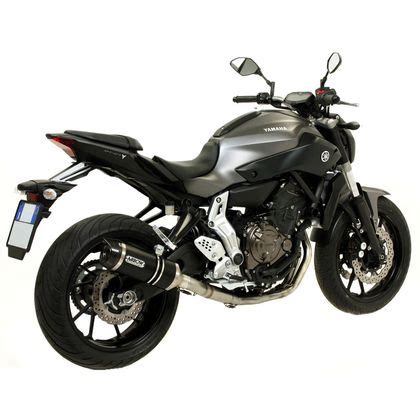 Ligne Complète Arrow Alu dark thunder embout carbone Motoblouz