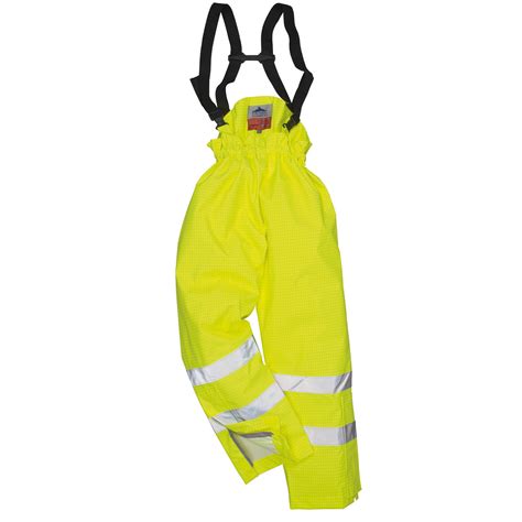 Pantalone Bizflame Rain Sfoderato Multinorma Hi Vis S Portwest S