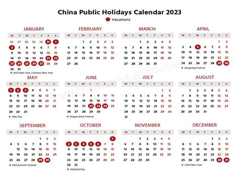 China Holidays 2024 Upcoming Calendar Rania Lethia