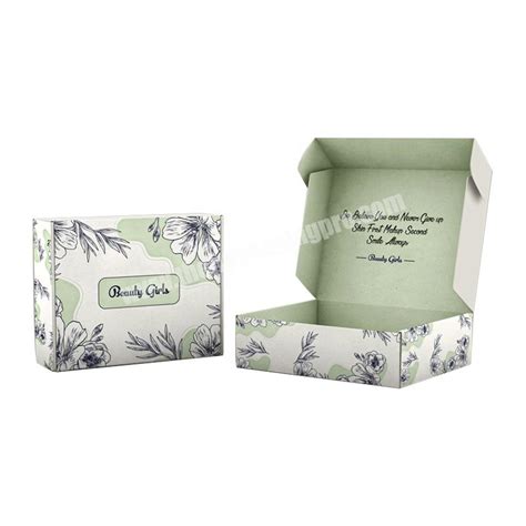 Custom Logo Printed Design Mailing Shipping Boxes Cosmetics Skin Care