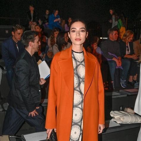 Rocío Crusset en el front row de la MBFWMadrid 2023 Famosos en los